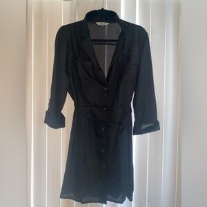 Brand New Button Down Black Dress